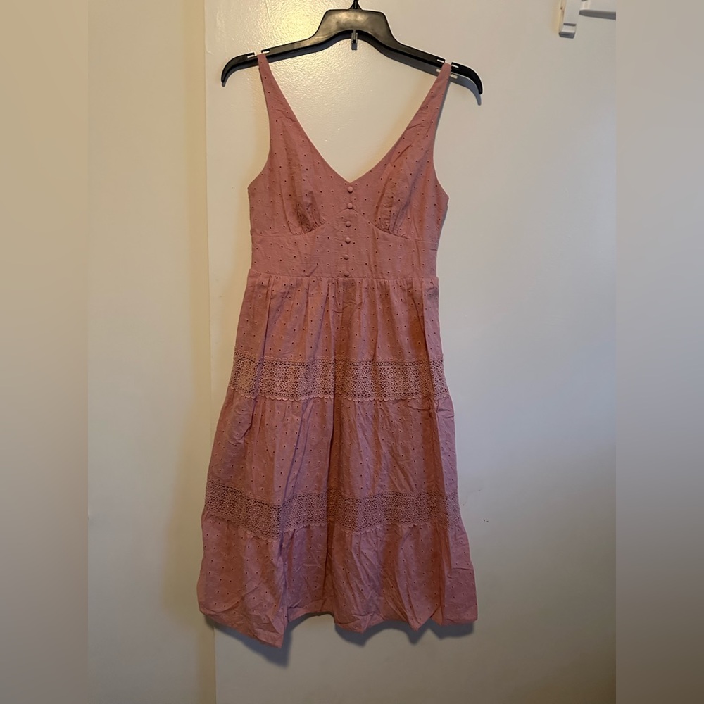 City Studio Blush Pink Midi Dress